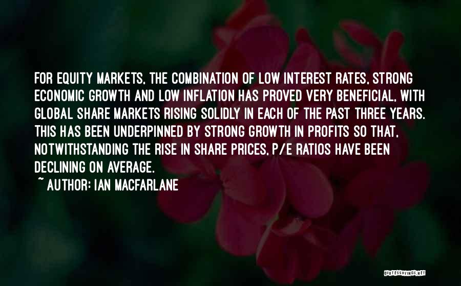 Rising Prices Quotes By Ian Macfarlane