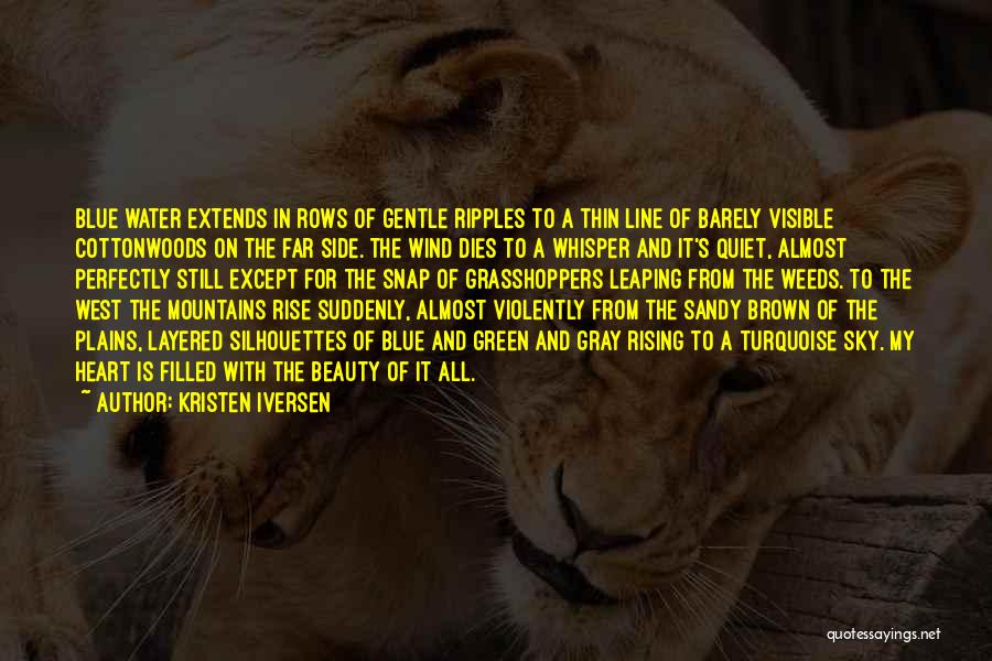 Rising Quotes By Kristen Iversen