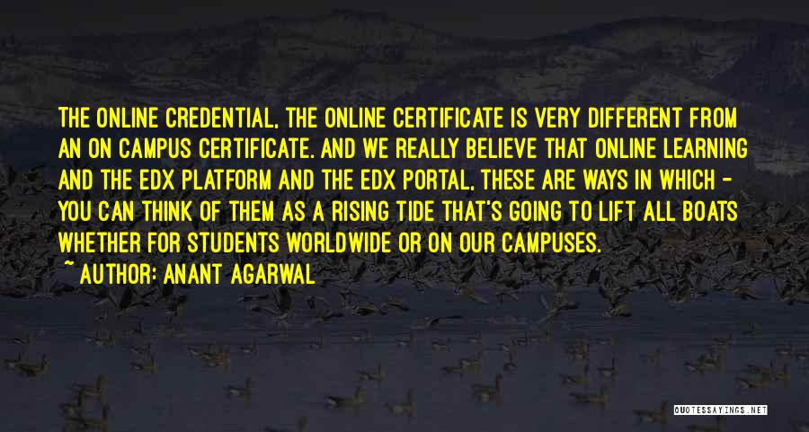 Rising Tide Quotes By Anant Agarwal