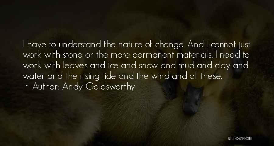 Rising Tide Quotes By Andy Goldsworthy