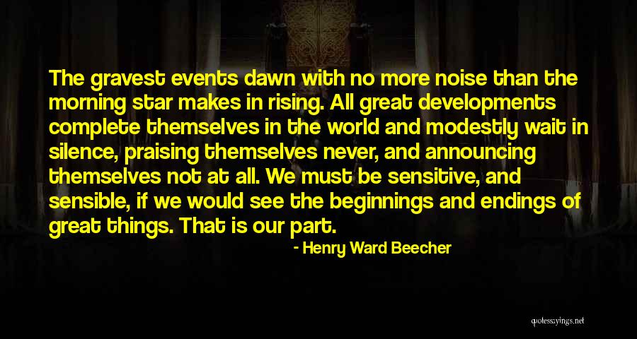 Rising World Quotes By Henry Ward Beecher Rising World Quotes By Henry Ward Beecher