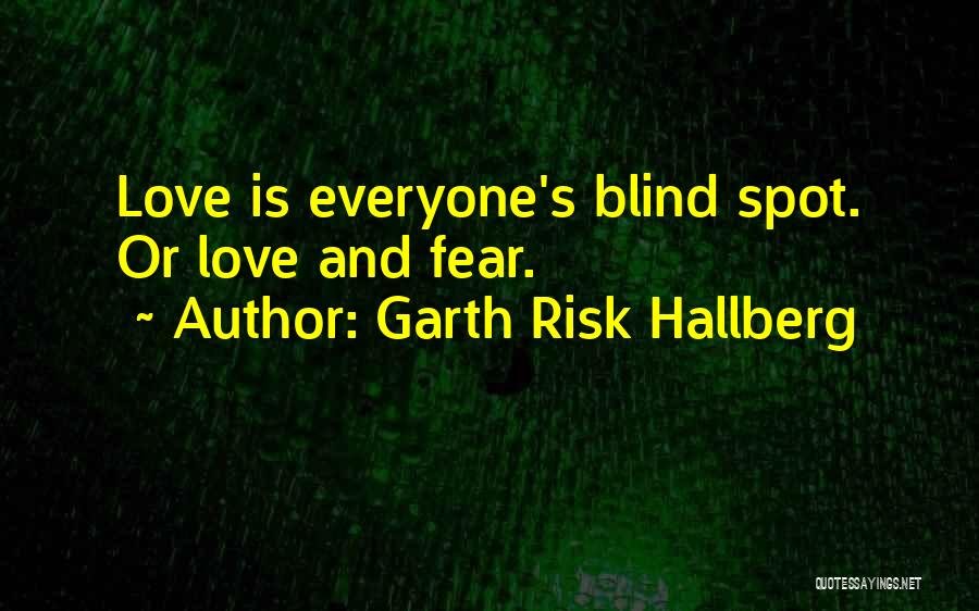 Risk And Love Quotes By Garth Risk Hallberg