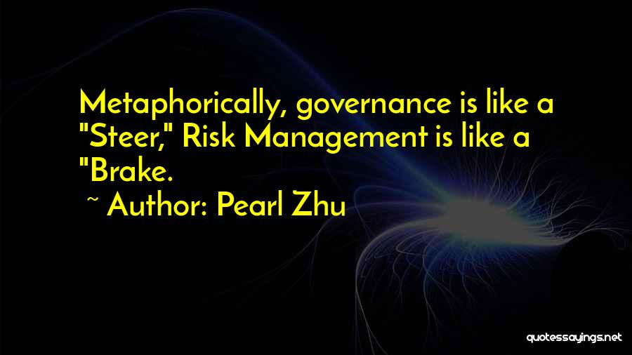 Risk Management Quotes By Pearl Zhu