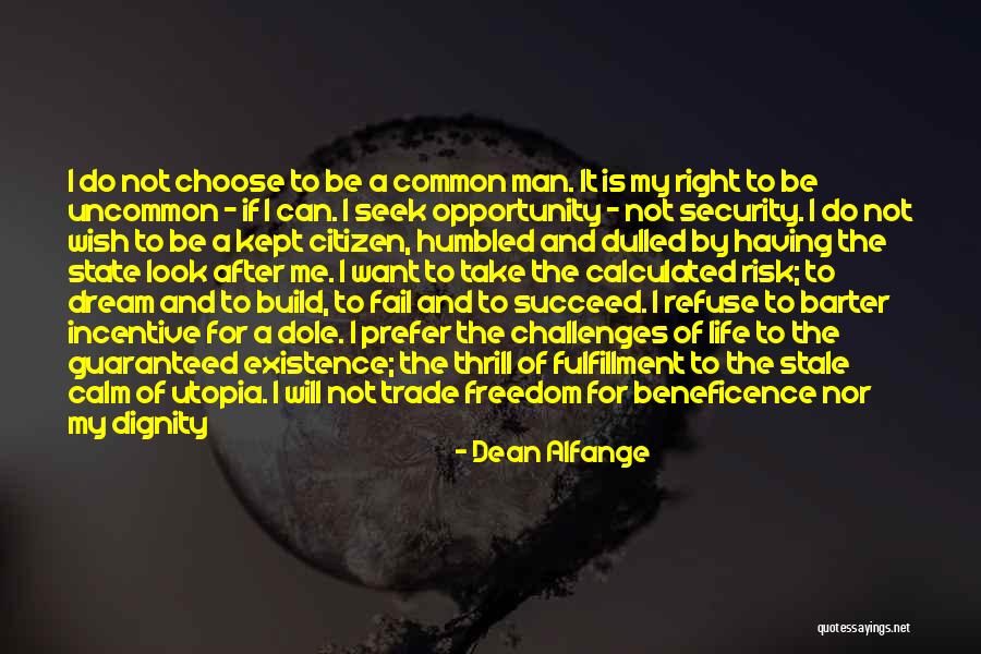 Risk The World Quotes By Dean Alfange