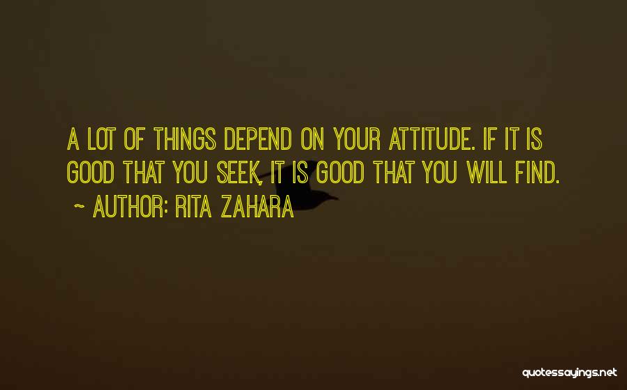 Rita Zahara Quotes 1637122