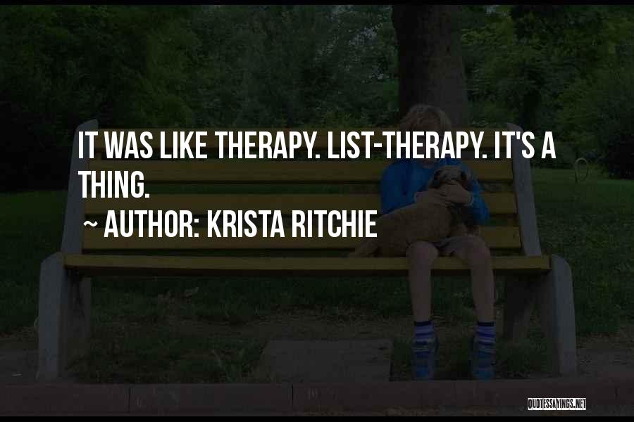 Ritchie Quotes By Krista Ritchie