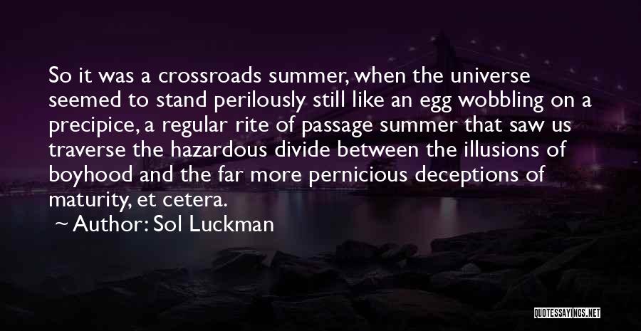 Rite Of Passage Quotes By Sol Luckman