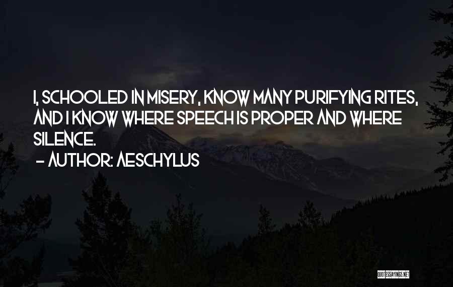 Rites Quotes By Aeschylus