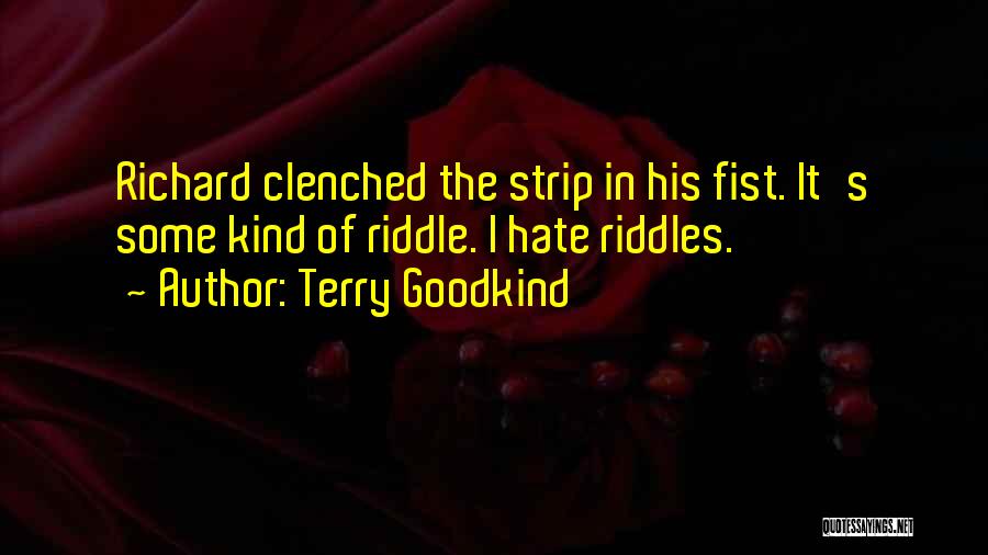 Ritratto Maschile Quotes By Terry Goodkind