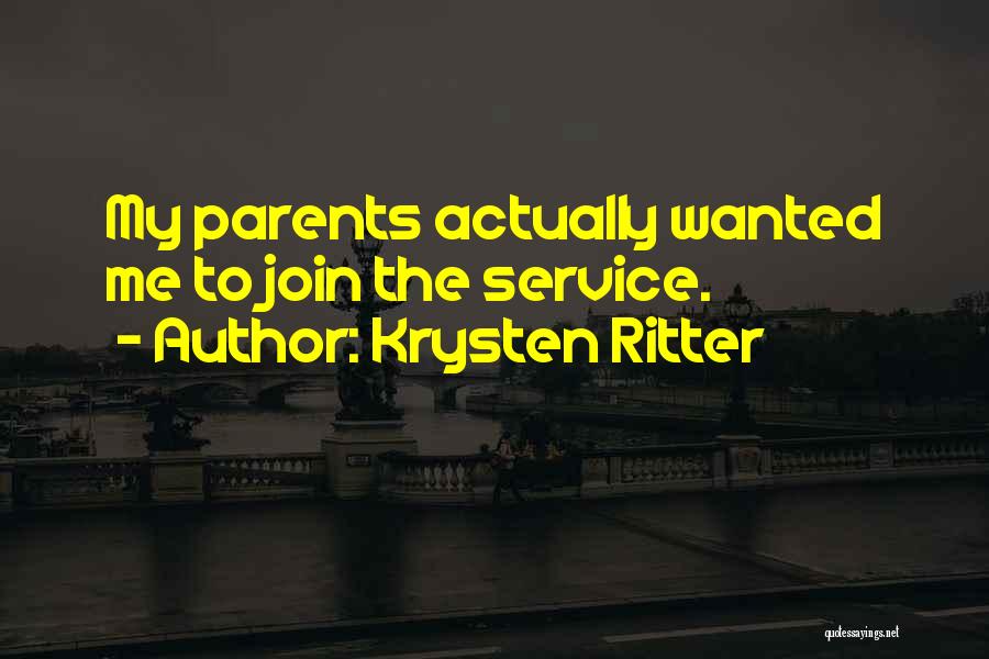 Ritter Quotes By Krysten Ritter