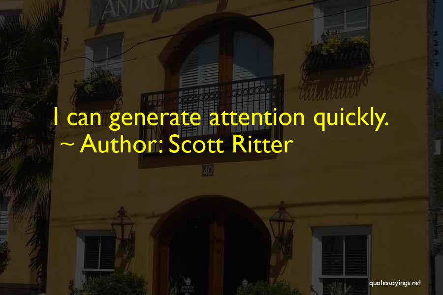 Ritter Quotes By Scott Ritter