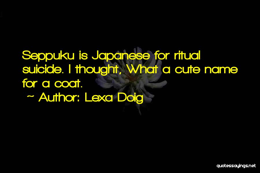 Ritual Quotes By Lexa Doig