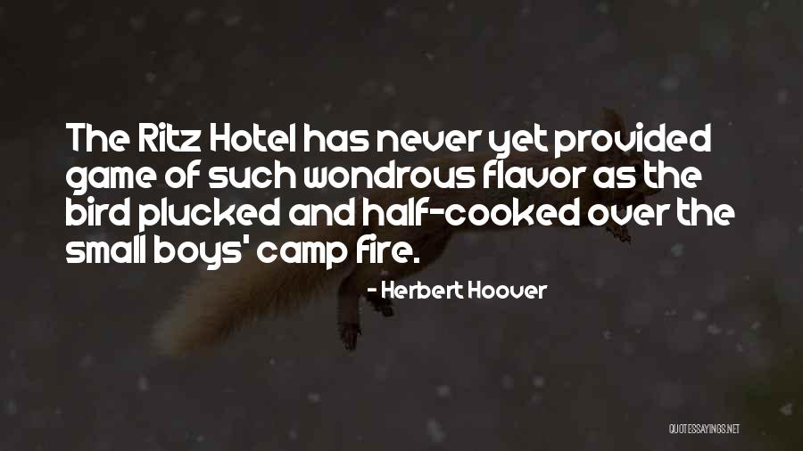 Ritz Quotes By Herbert Hoover