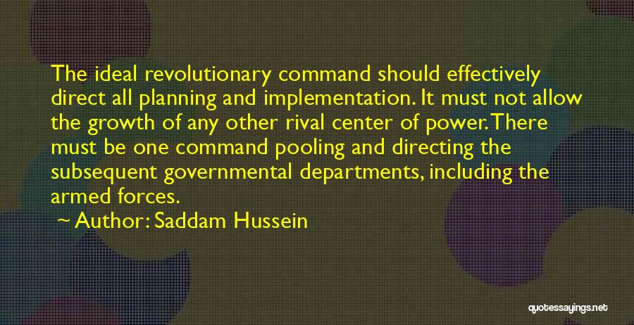 Rival Quotes By Saddam Hussein