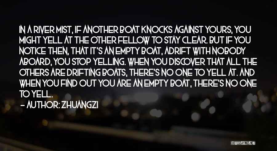 River Boat Quotes By Zhuangzi