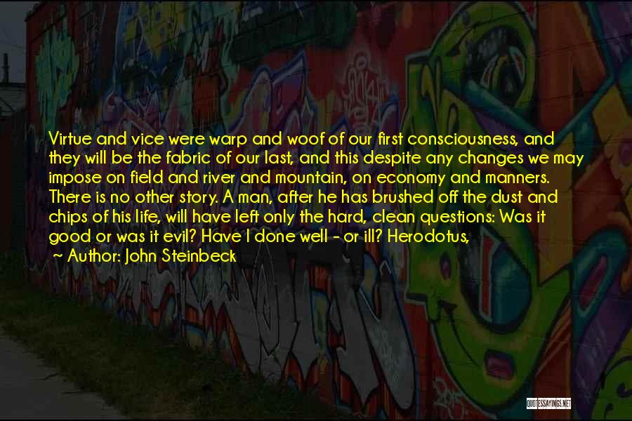 River Clean Up Quotes By John Steinbeck