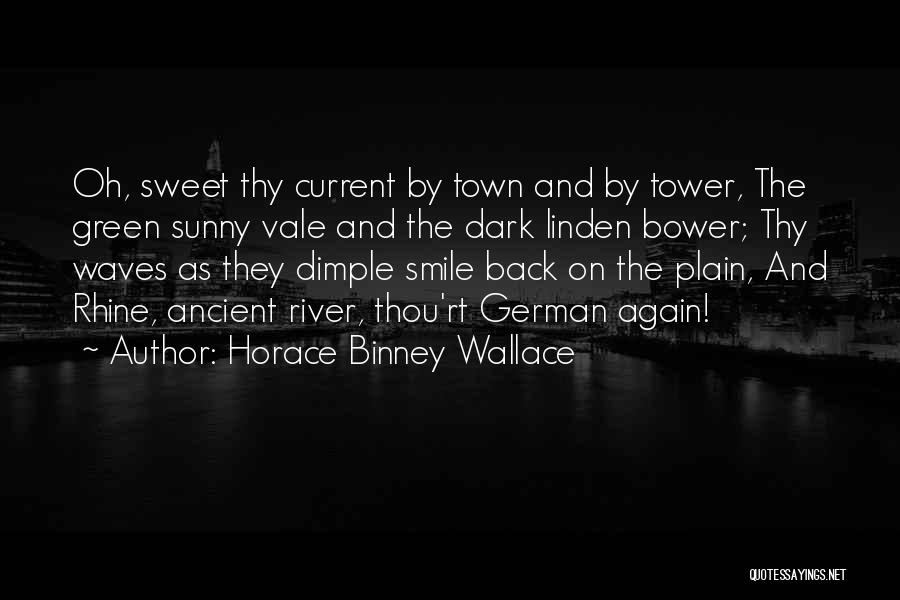 River Town Quotes By Horace Binney Wallace