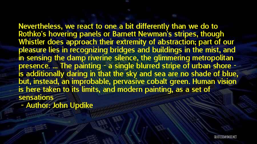 Riverine Quotes By John Updike