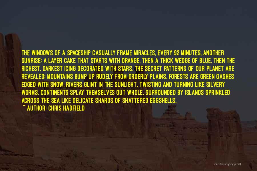 Rivers And Mountains Quotes By Chris Hadfield