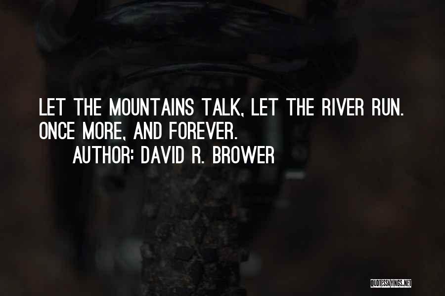 Rivers And Mountains Quotes By David R. Brower