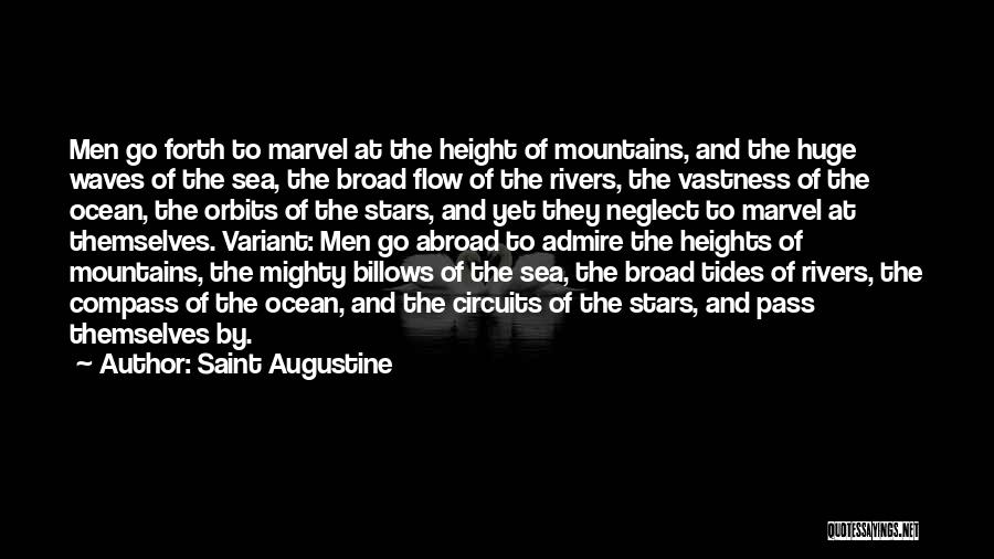 Rivers And Mountains Quotes By Saint Augustine