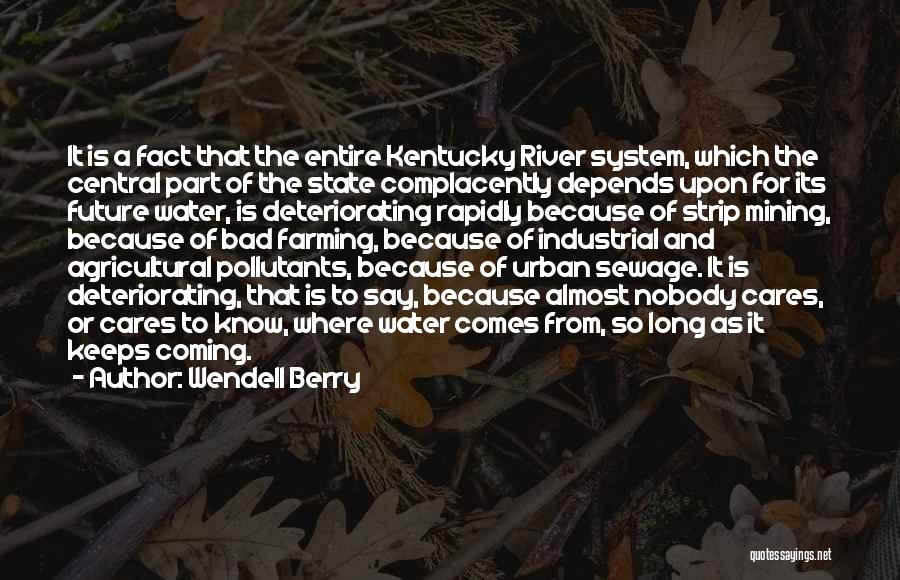 Rivers And Water Quotes By Wendell Berry