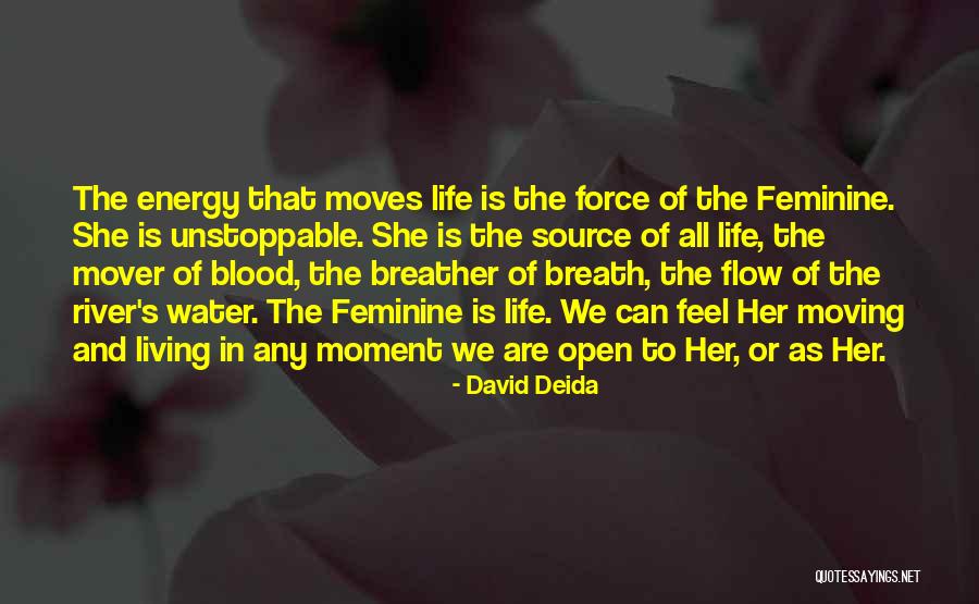 Rivers Of Blood Quotes By David Deida