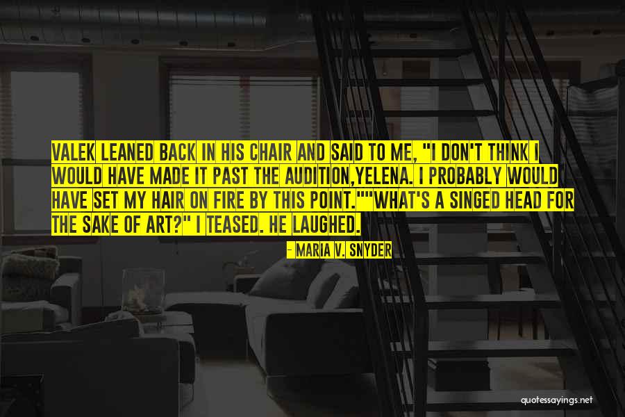 Riverstone Legacy Quotes By Maria V. Snyder Riverstone Legacy Quotes By Maria V. Snyder