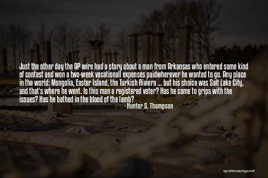 Riviera Quotes By Hunter S. Thompson Riviera Quotes By Hunter S. Thompson