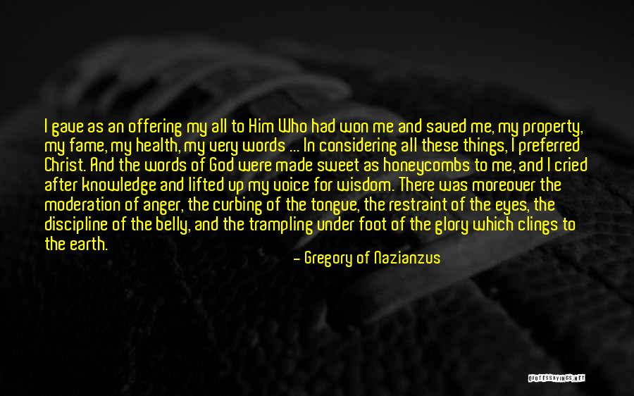 Rivilist Quotes By Gregory Of Nazianzus Rivilist Quotes By Gregory Of Nazianzus