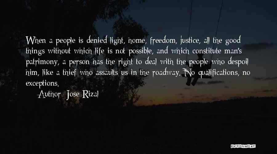 Rizal's Quotes By Jose Rizal