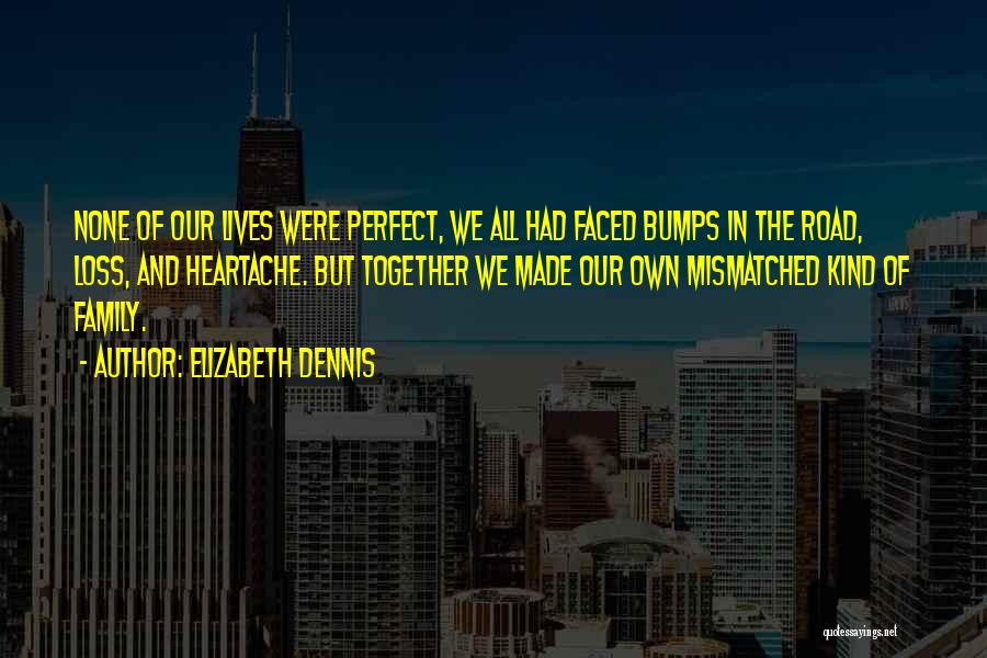 Road Bumps Quotes By Elizabeth Dennis