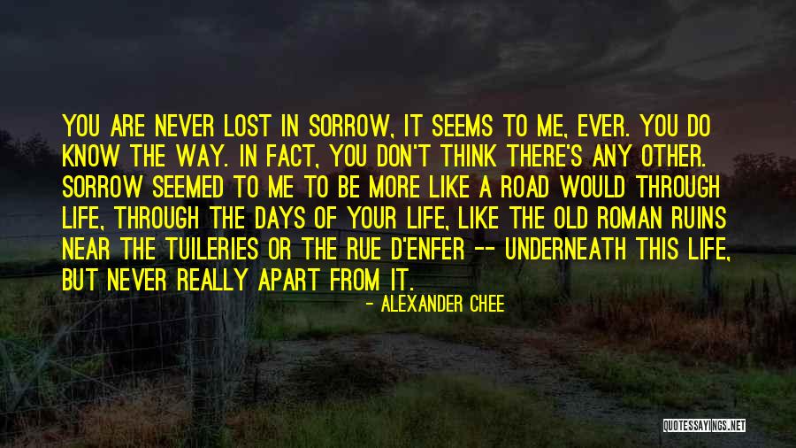 Road In Life Quotes By Alexander Chee Road In Life Quotes By Alexander Chee