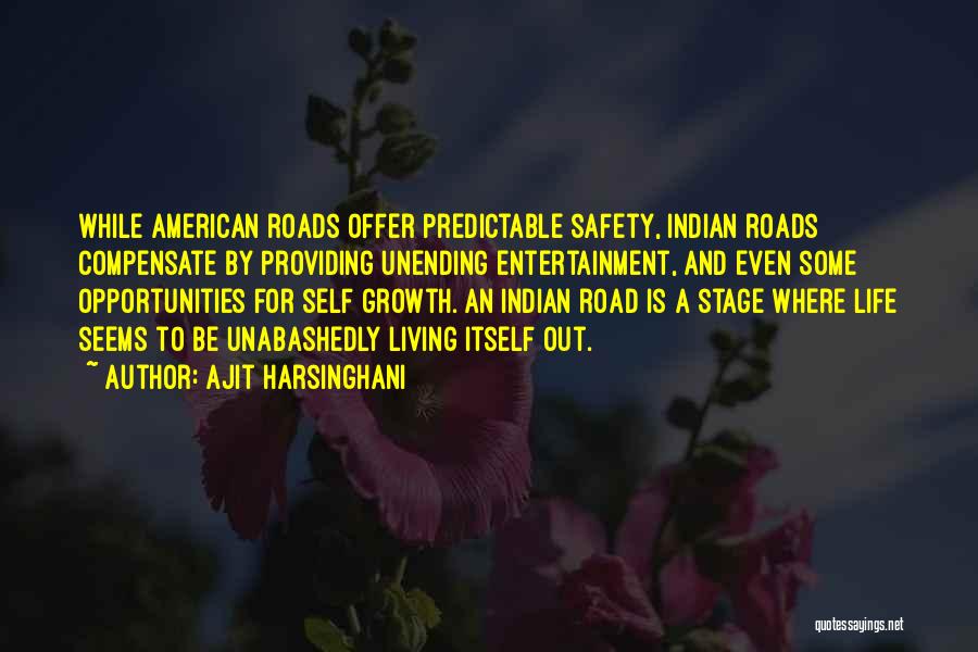 Road Safety Quotes By Ajit Harsinghani