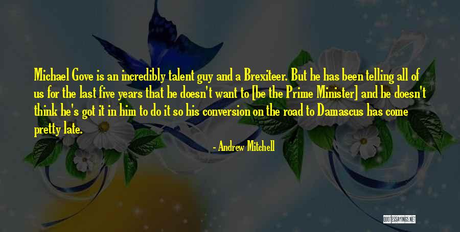 Road To Damascus Quotes By Andrew Mitchell