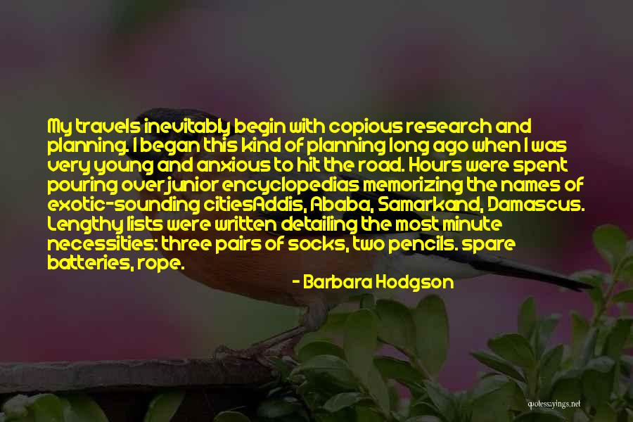 Road To Damascus Quotes By Barbara Hodgson