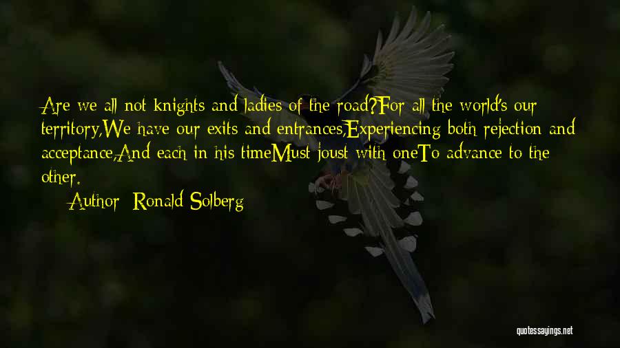 Road To Success Quotes By Ronald Solberg