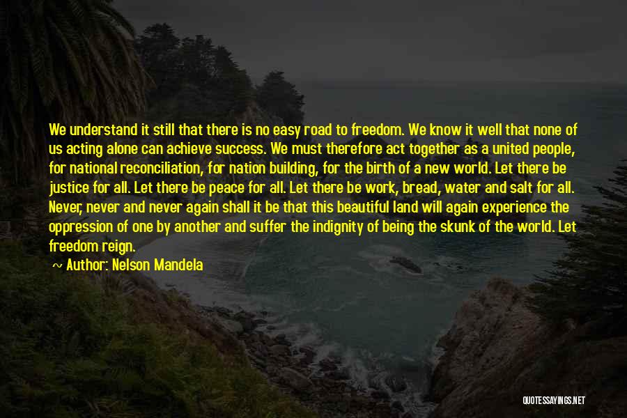 Road Work Quotes By Nelson Mandela