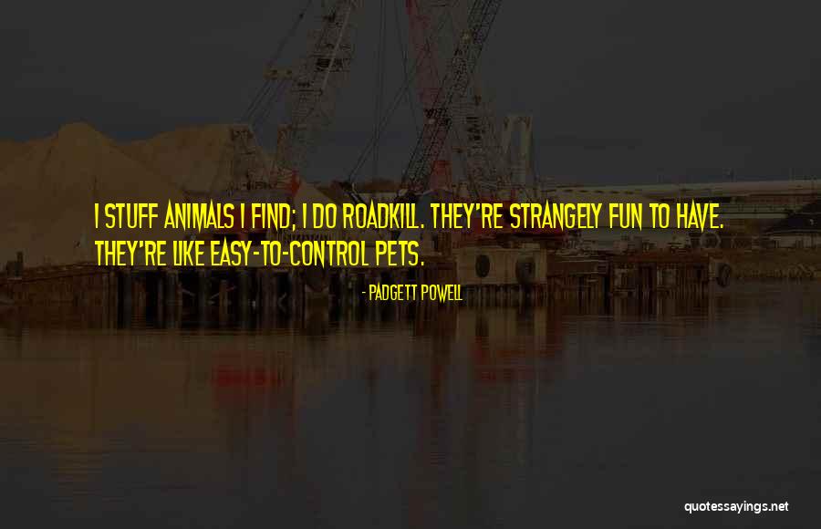 Roadkill Quotes By Padgett Powell Roadkill Quotes By Padgett Powell