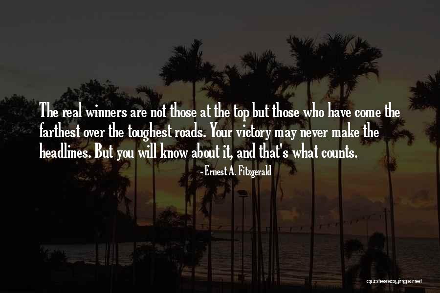 Roads To Success Quotes By Ernest A. Fitzgerald