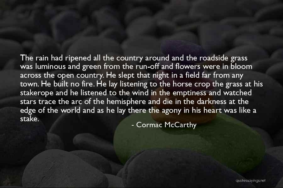 Roadside Quotes By Cormac McCarthy