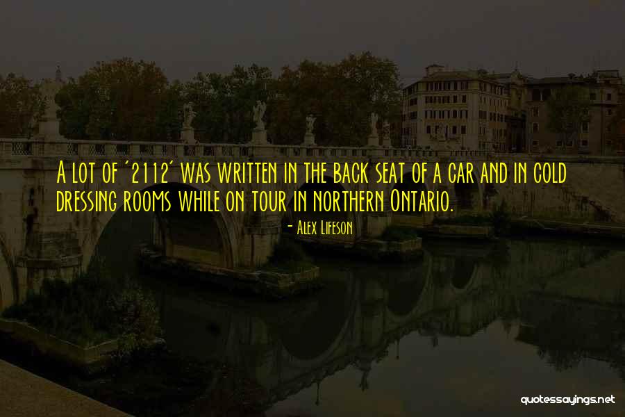 Roamed Farms Quotes By Alex Lifeson