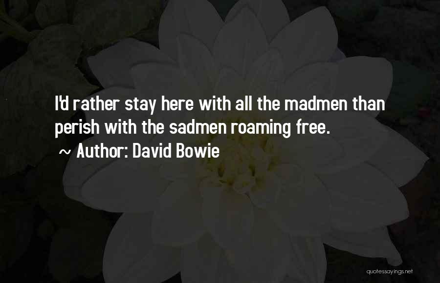Roaming Quotes By David Bowie