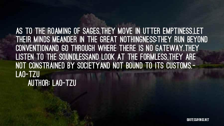 Roaming Quotes By Lao-Tzu