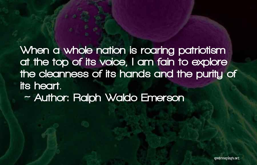 Roaring Quotes By Ralph Waldo Emerson