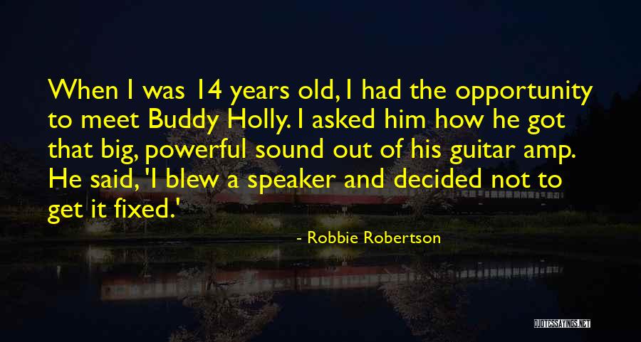 Robbie Robertson Quotes 1641131