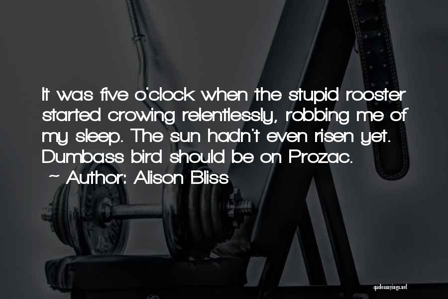 Robbing Quotes By Alison Bliss