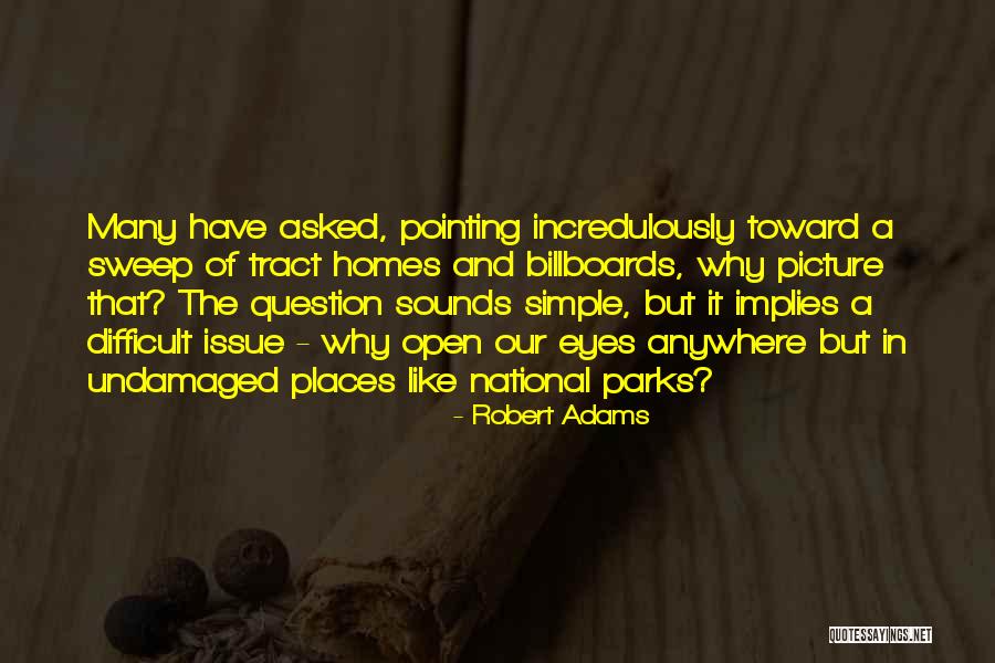 Robert Adams Quotes 157474