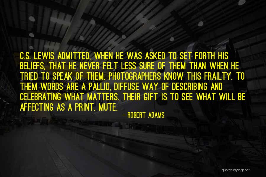 Robert Adams Quotes 640318 Robert Adams Quotes 640318