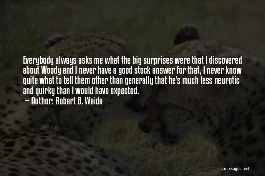 Robert B. Weide Quotes 1721330